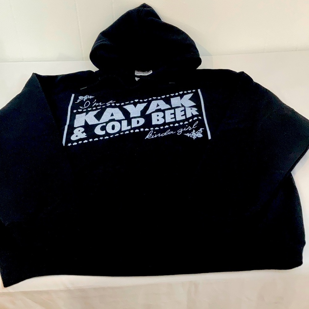 New With Tag Gildan Women’s   Black Hoodie Large